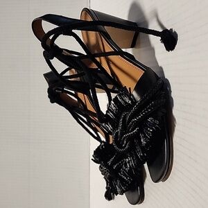 Tory Burch Rope Block Heel Sandals